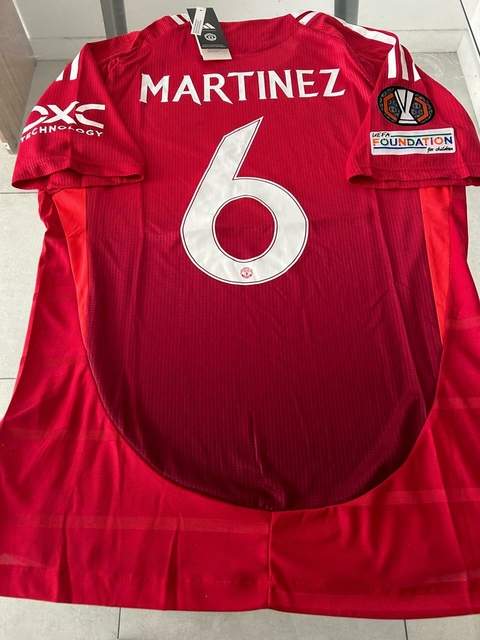 Camiseta Adidas HeatRdy Manchester United Titular Lisandro Martinez 6 2024 2025 Match