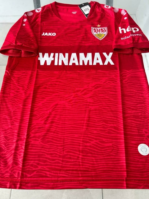 Camiseta Jako VfB Stuttgart Alemania Suplente Roja 2023 2024 #SALE