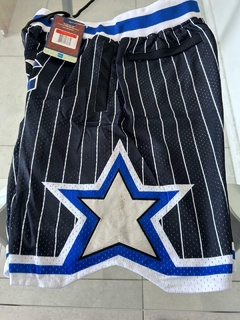 Short NBA Orlando Magics Negro y Azul Con Bolsillos Basquet en internet