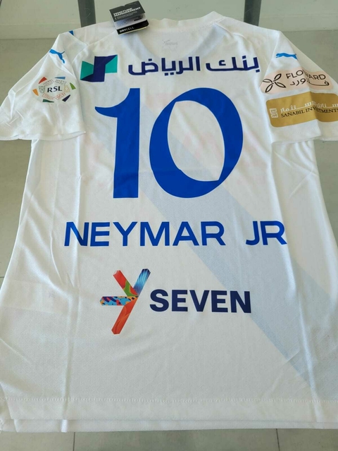 Camiseta Puma Al Hilal Blanca Neymar 10 2023 2024 Match