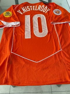 Camiseta Nike Holanda Retro Titular Van Nistelrooy 10 2004 2005 - tienda online