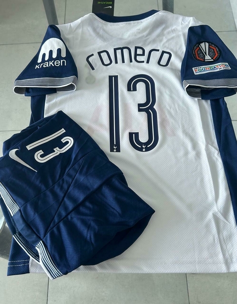 Kit Niño Camiseta + Short Nike Tottenham Titular Cuti Romero 13 2024 2025 - comprar online
