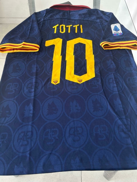 Camiseta Nike Retro Roma Suplente Azul Totti 10 2019 2020 - comprar online