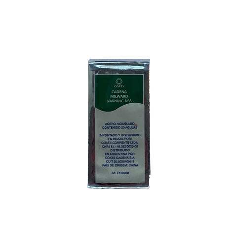 Agulha Corrente N°8 (4,5cm) - 20 unidades - comprar online