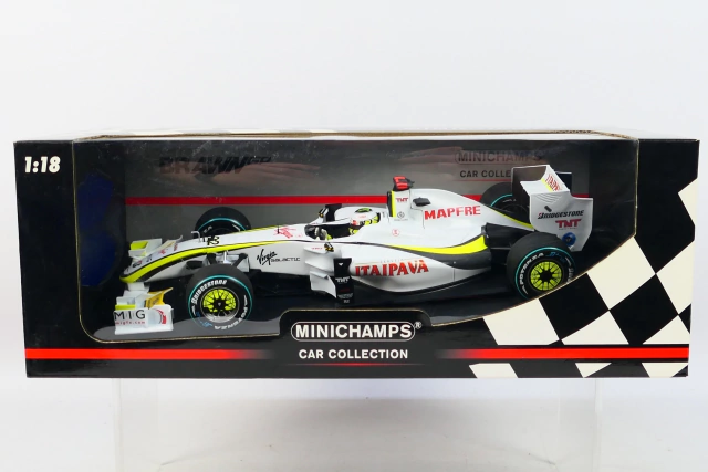 Miniatura Brawn GP001 #22 F1 - J. Button - GP Brasil 2009 - 1/18 Minic