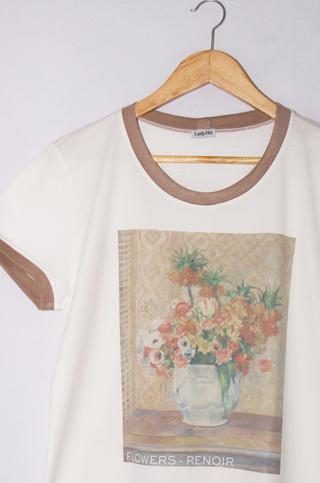 Camiseta Feminina Ringer Tee Renoir