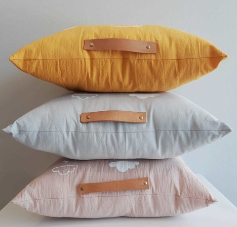 ALMOHADONES TUSOR CON MANIJA