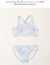 Bikini celeste hojas Abercrombie kids