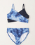 Bikini azul y celeste Abercrombie Kids