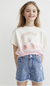 Remera con cordón