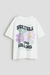 Remera blanca c/estampa