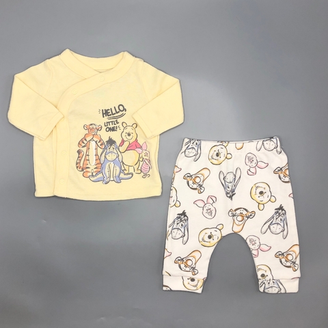 Conjunto Remera/body + Pantalón Disney - Talle 0-3 meses