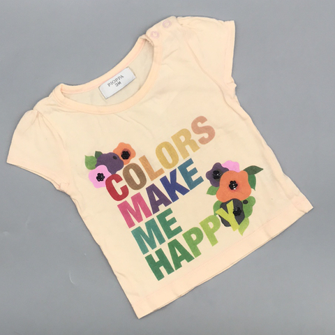 Remera Pioppa - Talle 3-6 meses - SEGUNDA SELECCIÓN