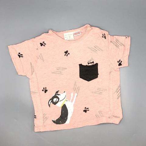 Remera Zara - Talle 6-9 meses - SEGUNDA SELECCIÓN