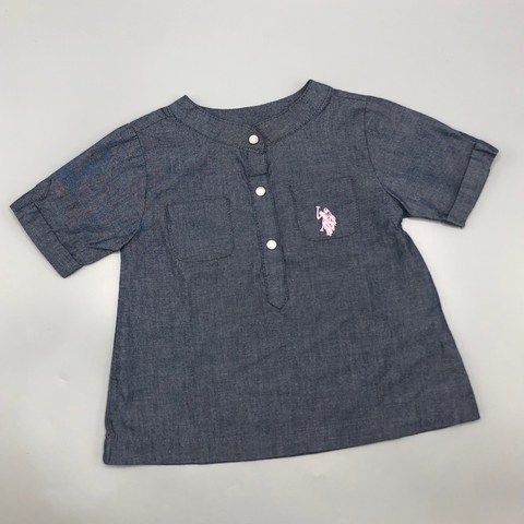 Camisa US POLO ASSN - Talle 12-18 meses - SEGUNDA SELECCIÓN