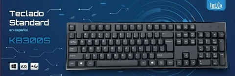 TECLADO STANDARD USB INT.CO KB300S