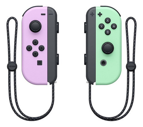 JOYCON ROSA Y VERDE PASTEL