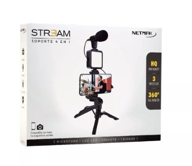 KIT STREAMING NETMAK 4 EN 1 NM-STREAM