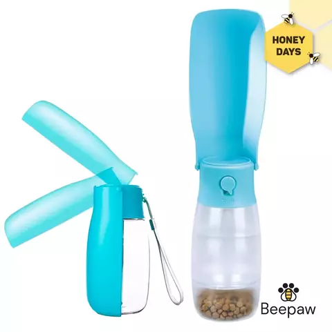 BOTELLA DISPENSADORA PLEBAGLE DE AGUA, COMIDA BEEPAW