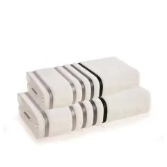 Juego Toalla y Toallon Karsten Lumina - Duvet Home