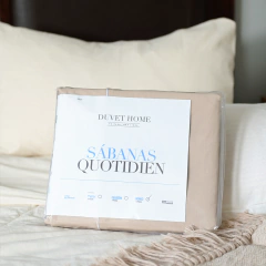 Sábana 200 Hilos Algodón Quotidien Twin - Duvet Home