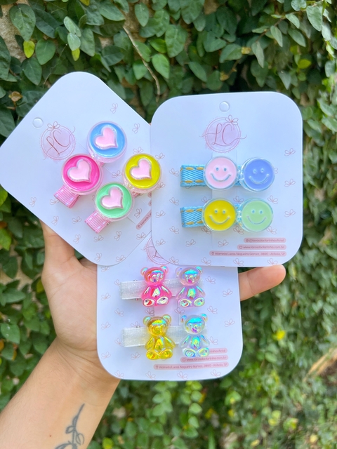 Hair Clips Temáticos (Par)