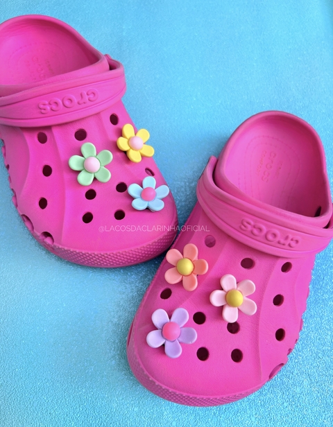 Trio Flores Pin Crocs