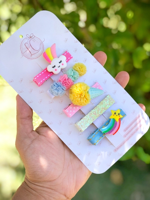 Kit Hair Clips Amor - comprar online