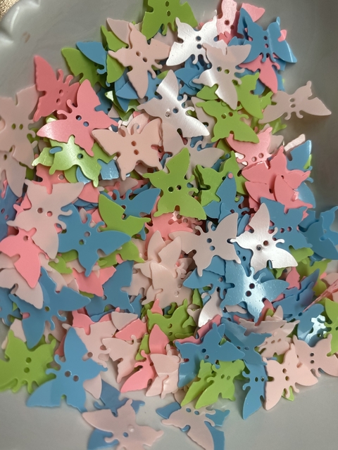 CONFEITO BORBOLETA PARA COLAGEM (15 GRAMAS)