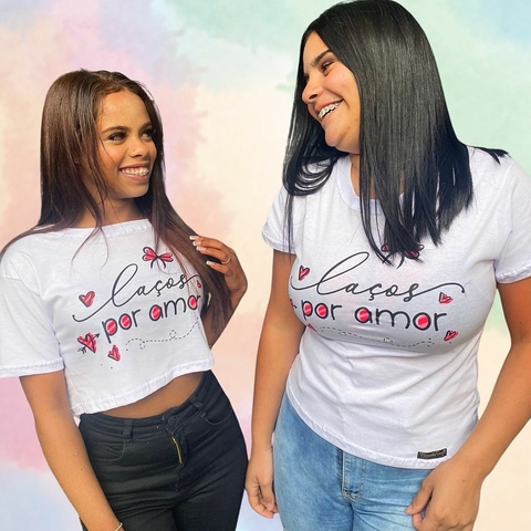 T-SHIRTS LAÇOS POR AMOR (REF-2208)