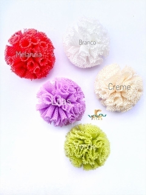 POMPOM MALHA 2,5 CM (10 UNIDADES) - comprar online