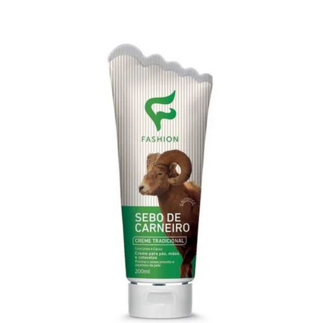 Creme Sebo De Carneiro Fashion Para Pés, Mãos E Cotovelos - 200 ml Creme Sebo De Carneiro Fashion Para Pés, Mãos E Cotovelos - 200 ml