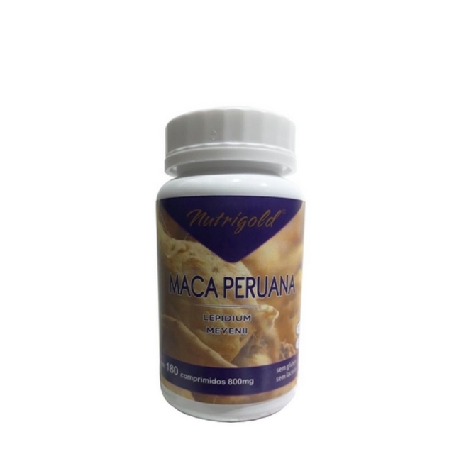 Maca Peruana 800mg 180 Comprimidos Nutrigold Maca Peruana 800mg 180 Comprimidos Nutrigold