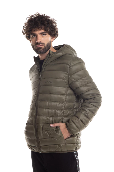 CAMPERA PUFF MEN GREEN - comprar online