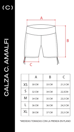 CALZA CORTA AMALFI LIMA - CLAN