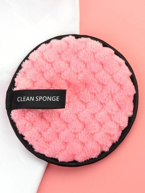 Esponja Desmaquillante Limpieza Facial De Felpa