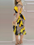 Vestido Estampado com Babados Ref 0125 - comprar online