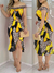 Vestido Estampado com Babados Ref 0125 na internet