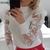 Blusa Branca Detalhes nas Mangas Ref 7069 na internet