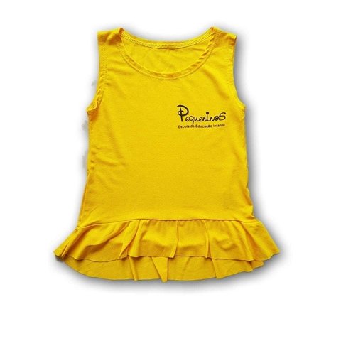 Regata em viscolycra com babadinho na barra