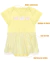 Conjunto Body Vestido Bebê Tule com Flores Cotton Amarelo Amanteigado 3 a 12 Meses na internet
