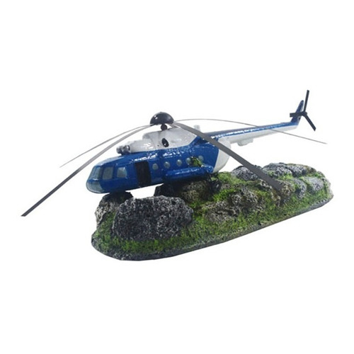 Enfeite Helicóptero Pequeno D18 - Aquária Enfeite Helicóptero Pequeno D18 - Aquária
