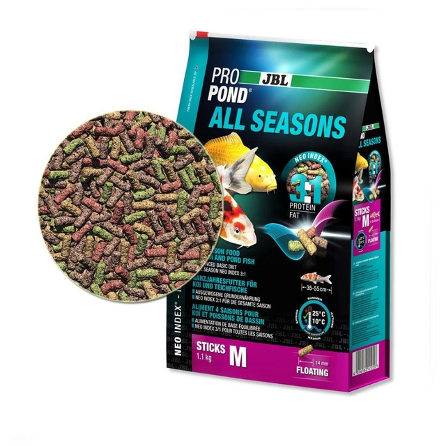 Ração JBL ProPond All Seasons - M - 2.200 Kg Ração JBL ProPond All Seasons - M - 2.200 Kg