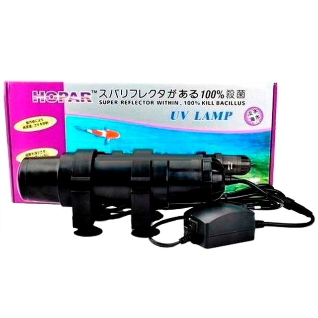 Filtro Hopar Com Ultra Violeta Uv-611 De 18w E 800 Litros/Hora - 110v Filtro Hopar Com Ultra Violeta Uv-611 De 18w E 800 Litros/Hora - 110v