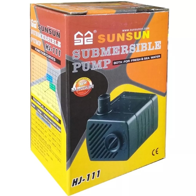 Bomba Submersa Sun Sun HJ-111- 200 L/H. 220 V. Bomba Submersa Sun Sun HJ-111- 200 L/H. 220 V.