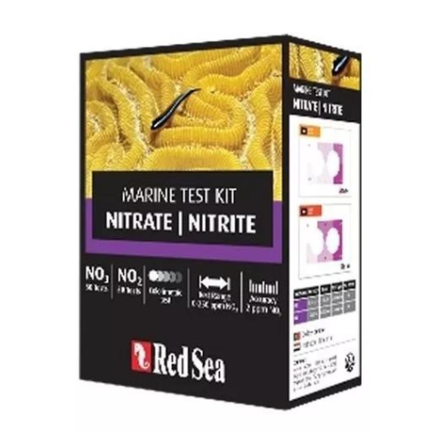 Teste Red Sea Marine Test Kit Nitrite/Nitrate ( NO2/NO3 ) - 50/50 testes Teste Red Sea Marine Test Kit Nitrite/Nitrate ( NO2/NO3 ) - 50/50 testes