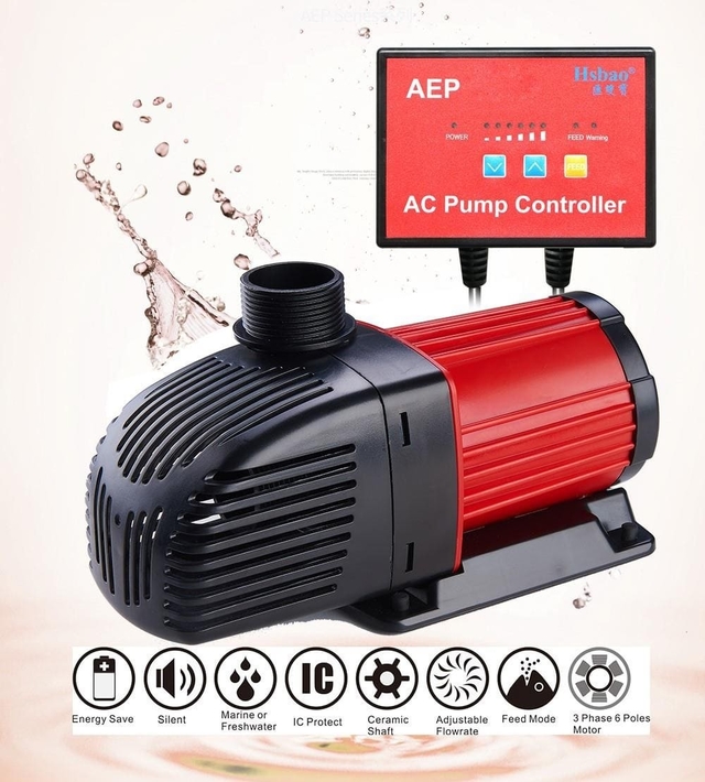 Bomba Submersa AEP-9000 - 9000 L/H - 70w - 127V - Hsbao Bomba Submersa AEP-9000 - 9000 L/H - 70w - 127V - Hsbao