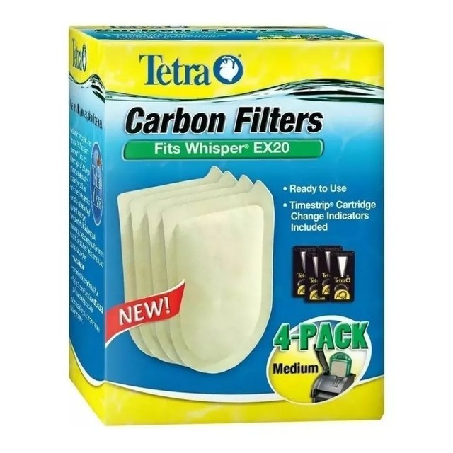 Refil do Filtro Filtro Externo Whisper EX20 c/ 4 Un. Refil do Filtro Filtro Externo Whisper EX20 c/ 4 Un.