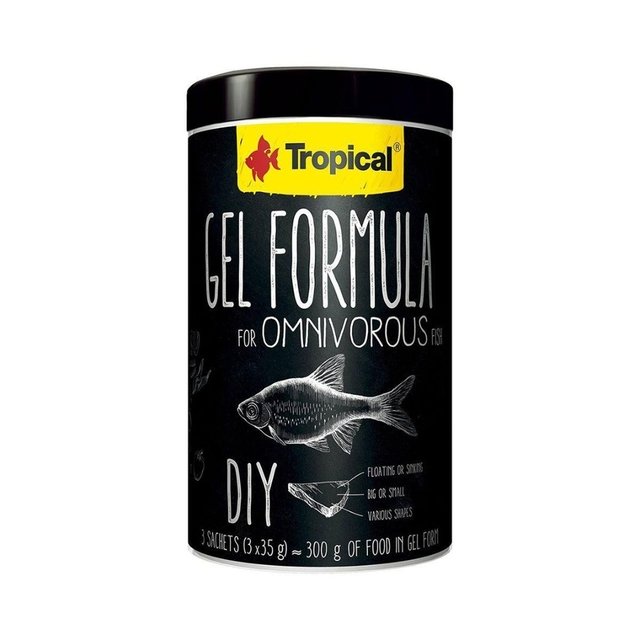 Ração Tropica Gel Formula Carnivorous 300g Ração Tropica Gel Formula Carnivorous 300g