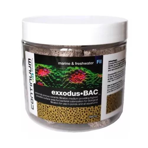 Continuum Exxodus Bac Cubos Bio Filtragem 500ML Continuum Exxodus Bac Cubos Bio Filtragem 500ML